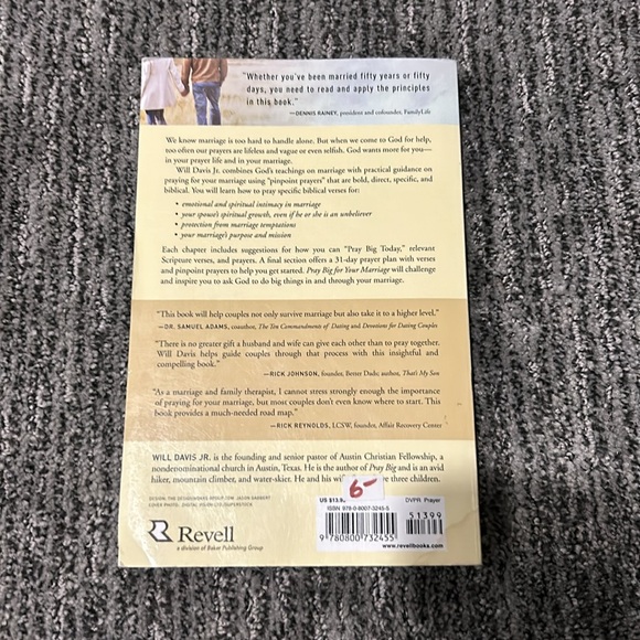 Pray Big for your Marriage by Will Davis Jr. - Picture 2 of 2